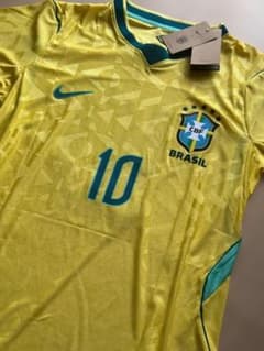 size L Nike サッカー ブラジル代表 ユニフォーム 10番 - メルカリ