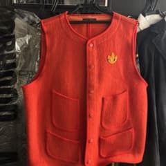 新品　YAMANE BROWN'S BEACH JACKET 赤ベスト 新品 YAMANE BROWN'S BEACH JACKET 赤ベスト - メルカリ