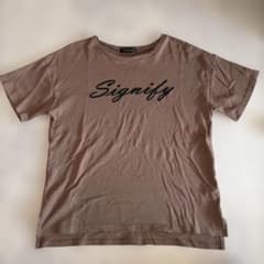 vandash Signify ロゴ 半袖Tシャツ ブラウン Mのサムネイル