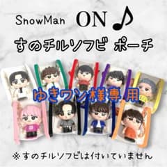 ゆきワン様専用 すのチルソフビポーチ SnowMan 渡辺翔太 向井康二