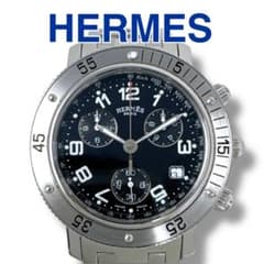 エルメス クリッパー ダイバー CL2.910 クロノ ブラック メンズ 時計