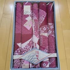 座布団カバー 55×59cm 5枚セット 和柄 えんじ色のサムネイル
