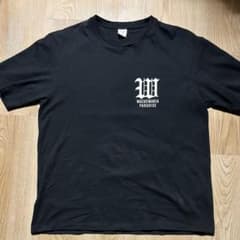 WACKO MARIA ワコマリア オールドイングリッシュ体 半袖Tシャツ 黒
