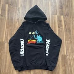 XLARGE グラフィックパーカー ブラックのサムネイル