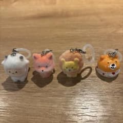 動物モチーフ キーホルダー 4個セットのサムネイル