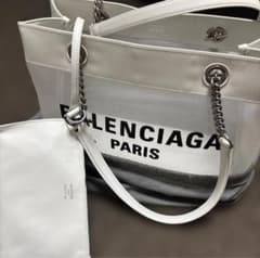 BALENCIAGAバレンシアガ　デューティーフリーメッシュバッグ　ポーチ付のサムネイル