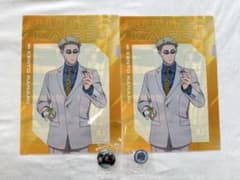 쿠라 스시 × 마술 회전 클리어 파일, 핀 배지 세트