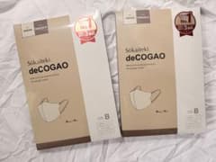 Sokaiteki. deCOGAO マスク Bタイプ Mサイズ 2箱まとめ売りのサムネイル