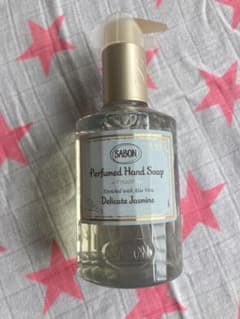 新品未使用 SABON サボン パフュームド ハンドソープ デリケートジャスミンのサムネイル