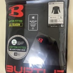 BURTLE コットンフィッテッド　ブラック Lサイズのサムネイル