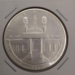 1984年 ロサンゼルス五輪 記念銀貨 1ドル硬貨 1984年 ロサンゼルス オリンピック 記念1ドル 銀貨 da1907 - メルカリ