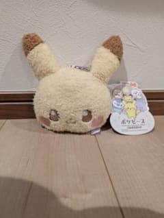 新品タグ付き　ポケピース ぬいぐるみポーチ ピカチュウ