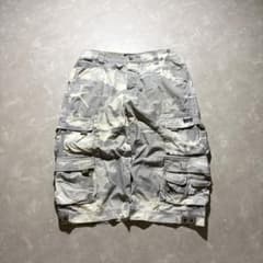 archive camo wide cargo shorts y2k fadeのサムネイル