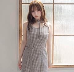 ANDMARY Natalie check mini dressのサムネイル