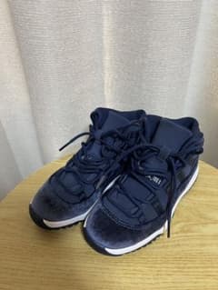 NIKE 19cm AIR JORDAN 11 NAVY&SILVERのサムネイル