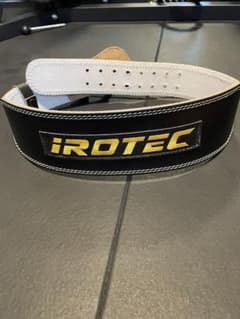 IROTEC トレーニングベルト レザー ブラックのサムネイル