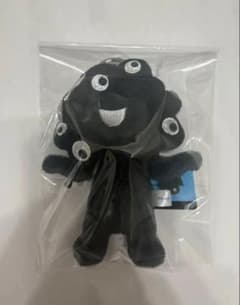 黒ミャクミャク カナビラ ぬいぐるみマスコット 大阪万博のサムネイル