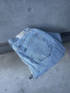 ライトブルー ストレートデニムパンツ ハイウエスト ZARA y2kのサムネイル