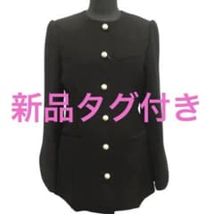 新品タグ付き ボーダーズアットバルコニー 36 パールジャケット