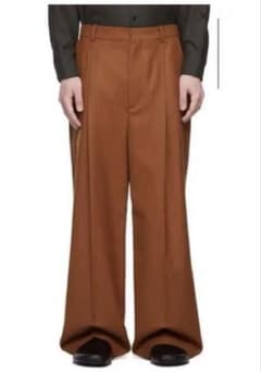 HED MAYNER ALP PLEATED PANTS Col.RUST