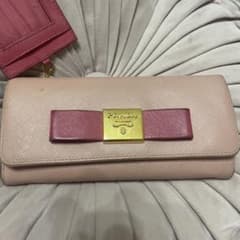 PRADA プラダ　サフィアーノ　長財布　ゴールド　リボン 0906-2のサムネイル