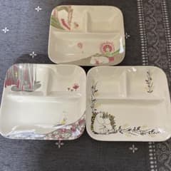 はっちゃん様専用★ベルメゾン☆ムーミン仕切り皿　3枚セットのサムネイル