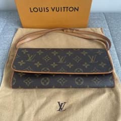 LOUIS VUITTON モノグラム レザーショルダーバッグのサムネイル
