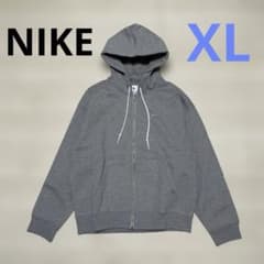 ナイキ ソロ スウッシュ フルジップ フリース パーカー XL グレー