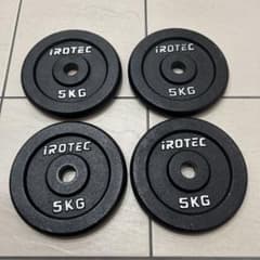 IROTEC ダンベルプレート 5kg 4枚セット - メルカリ
