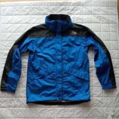 THE NORTH FACE レインジャケット ブルー ブラックのサムネイル
