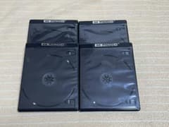 4K ULTRA HD Blu-ray ケース 2枚収納用 4個セットのサムネイル