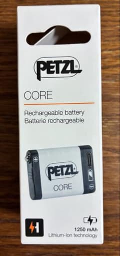 ペツル　コアPetzl CORE 1250mAh リチウムイオンバッテリーのサムネイル