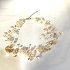 淡水パール ストーン ネックレスのサムネイル