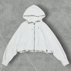 sacai 번역 있음 지퍼 파카 화이트