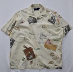 み*や様 USA製 Polo by Ralph Lauren 総柄 オープンカラ - メルカリ