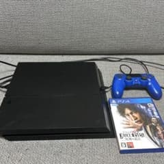 SONY PlayStation 4 本体 青コントローラー ゲーム ソフト付きのサムネイル