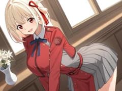 A0010 AIイラスト 同人 美少女 アニメ L判ブロマイド A4ポスターのサムネイル