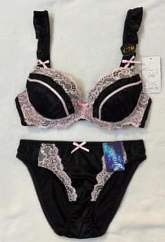 NBF ブラジャーショーツセット C70/Mサイズ ブラックのサムネイル
