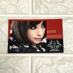 【希少】浜崎あゆみ 2010 ツアー会場限定 特典カード（マリンメッセ福岡）のサムネイル