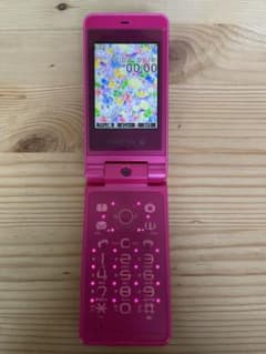 HONEY BEE 折りたたみ携帯電話 本体 ピンク - メルカリ
