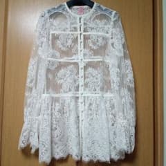 FETICO LACE GATHERED BLOUSE 38 ブラウス レース - メルカリ