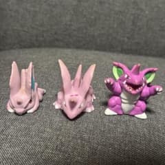 【激レア】ポケモン ニドラン♂ニドリーノニドキング指人形 3体セットのサムネイル