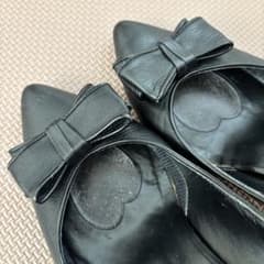 DIANA WELL FIT パンプス ブラック リボンのサムネイル