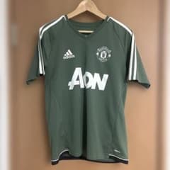 ⭐︎レア⭐︎adidas Manchester United シャツ　メンズLのサムネイル