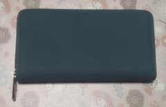 長財布 合皮 青緑のサムネイル