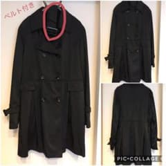 撥水加工 ロング丈 ダブルトレンチコート（洋服の青山）のサムネイル