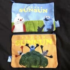 PUPPET SUNSUN 両面プリントポーチ　C.Dのサムネイル