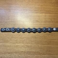 DIESEL Studded Leather Bracelet (Vintage Finish)