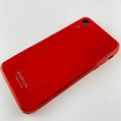 新品 iPhoneXR 高級 機能 背面ガラスシェル 保護 ケース 赤 レッドのサムネイル