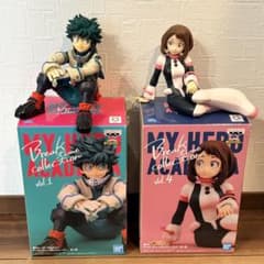 ヒロアカ フィギュアまとめ売り Break time collection デク 僕のヒーローアカデミア ブレイクタイムコレクション デク お茶子